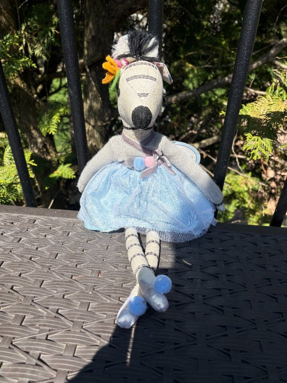 Collectible Zebra Ballerina CHEYENNE X Pottery Barn Kids designer doll